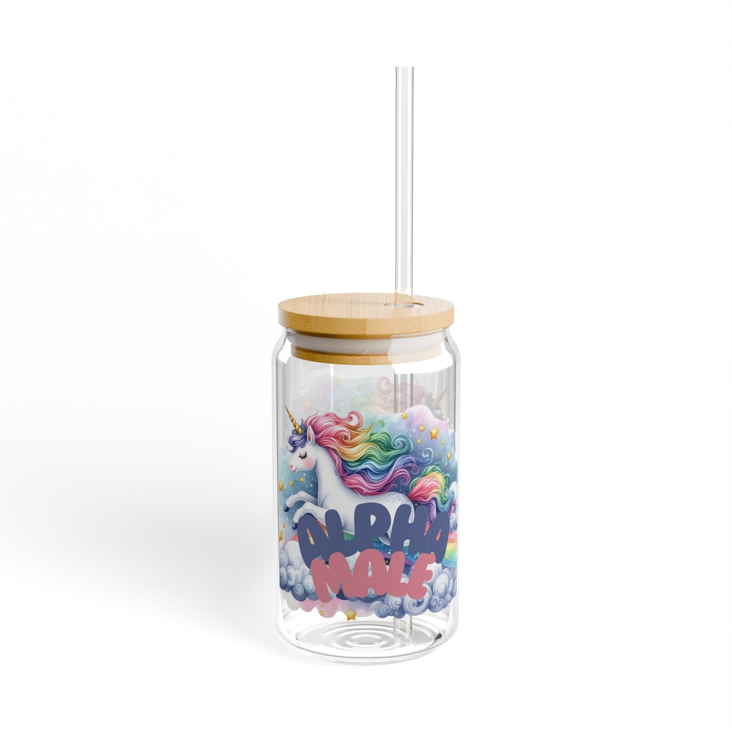 Ironic Humor Sipper Glass, 16oz | Printzy Shop - Sip with a Smile