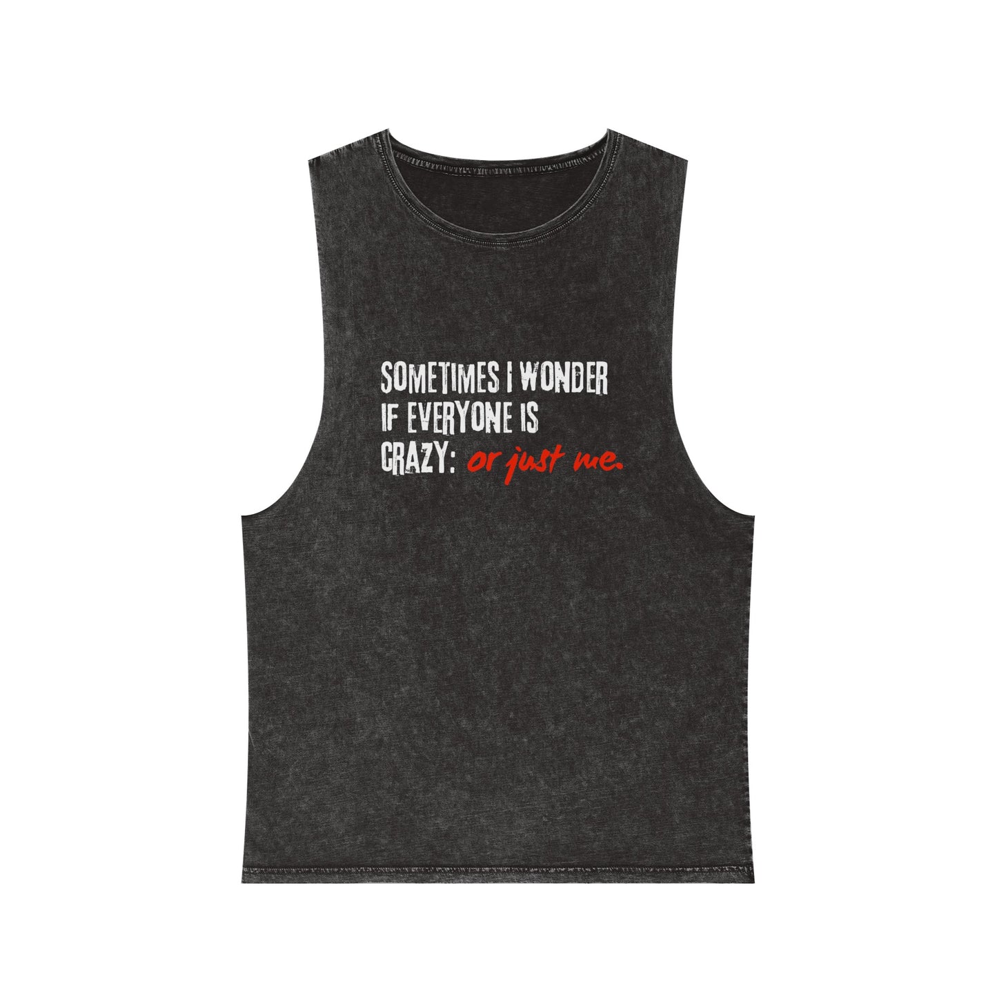 Unisex Stone Wash Tank Top | Printzy Shop - Effortlessly Cool
