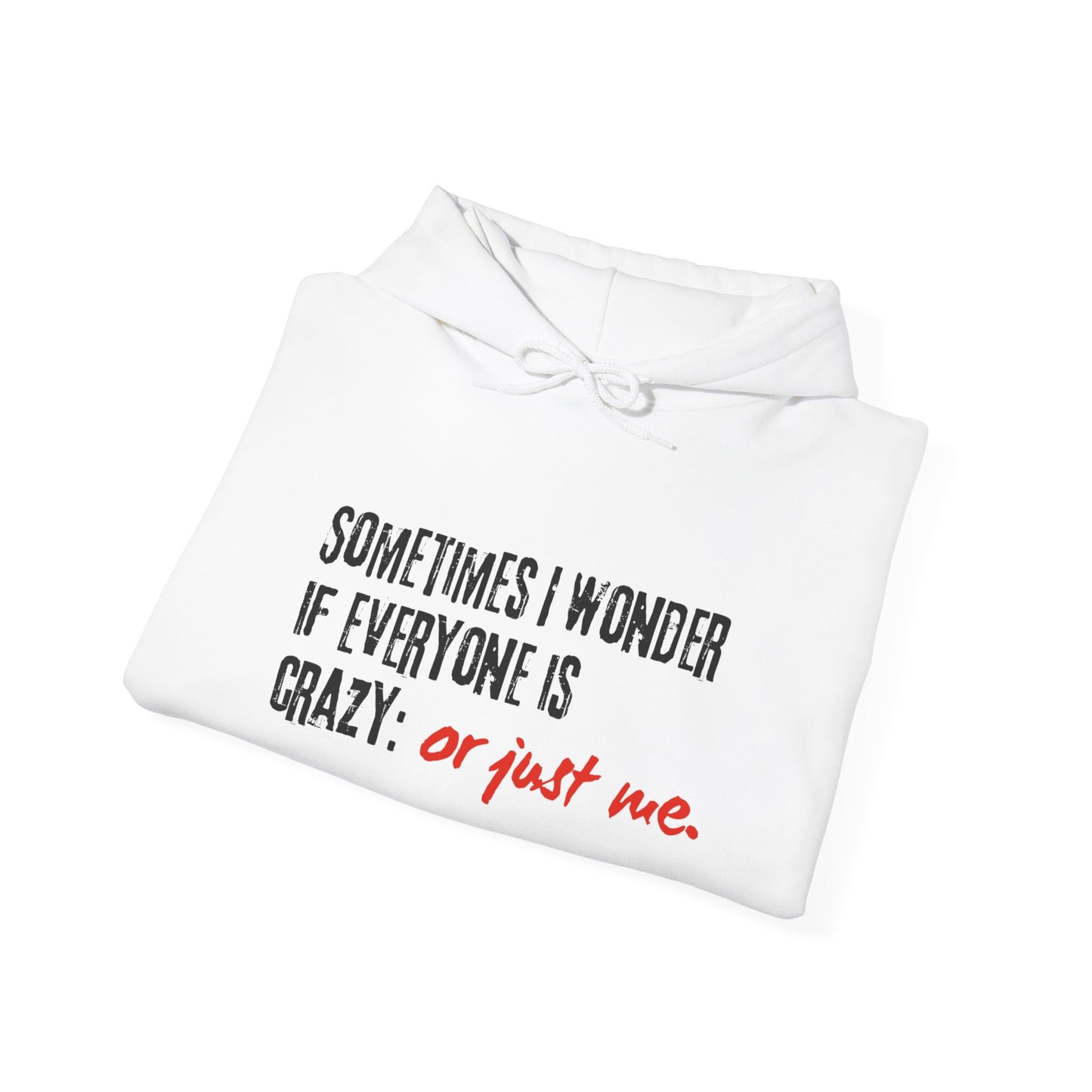 Unisex Ironic Humor™ Hooded Sweatshirt | Printzy Shop - 😏