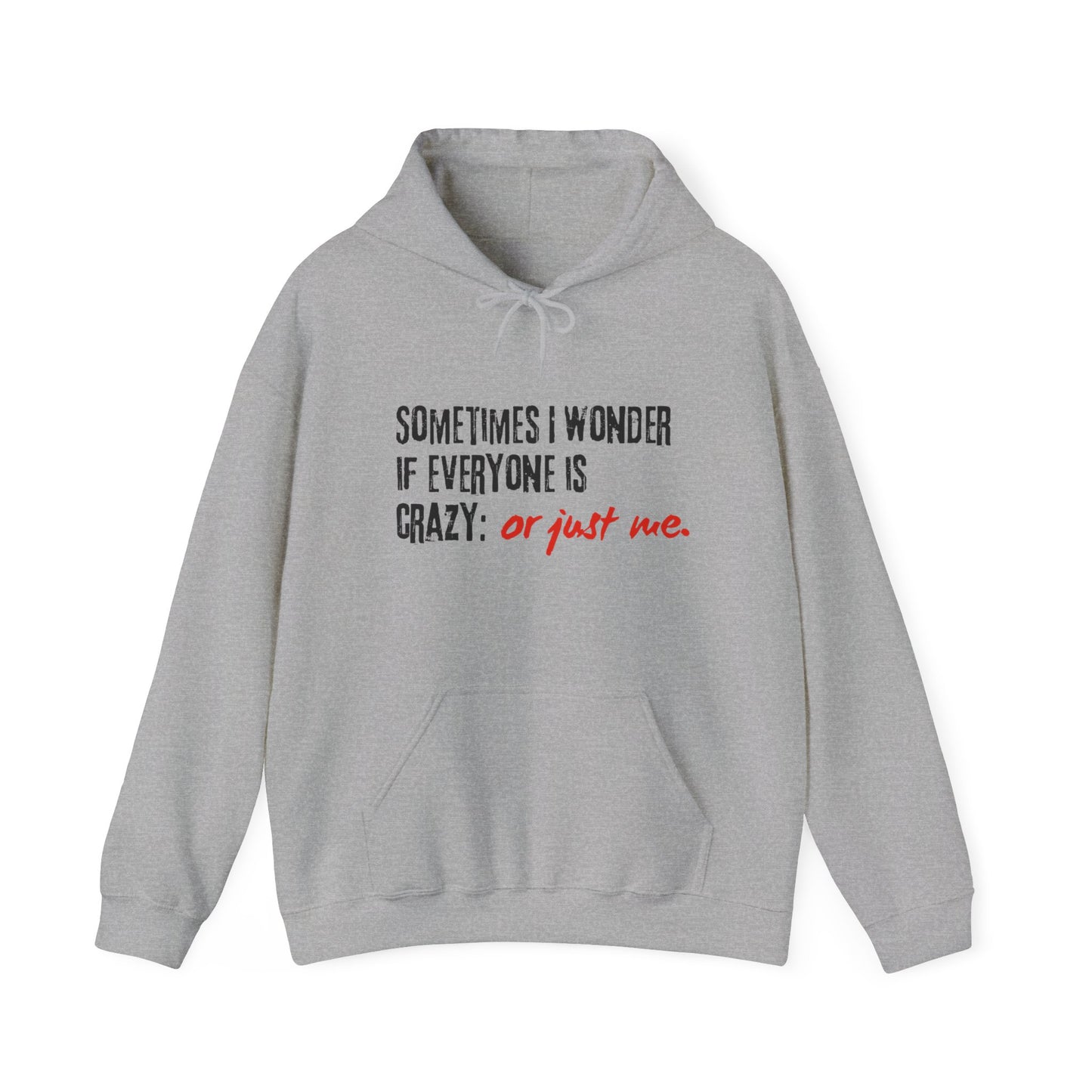 Unisex Ironic Humor™ Hooded Sweatshirt | Printzy Shop - 😏