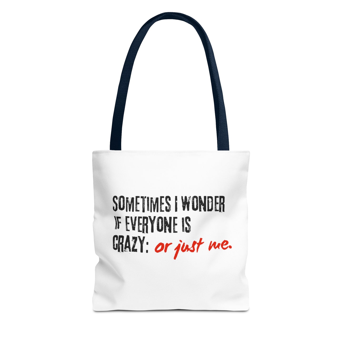 Ironic Humor Tote Bag (AOP) | Printzy Shop - Stand Out with Style