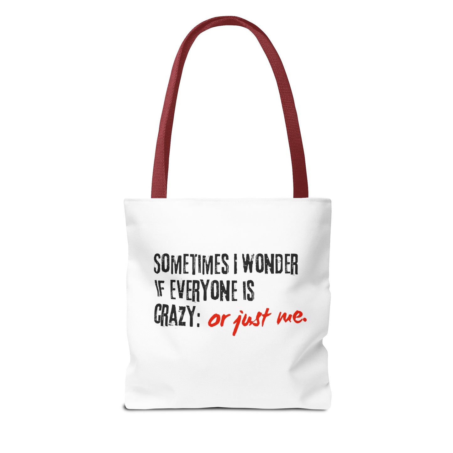 Ironic Humor Tote Bag (AOP)