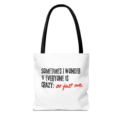 Ironic Humor Tote Bag (AOP)