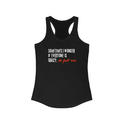 Women's Ironic Humor Racer back Tank Top | Shop - Stylishly Sarcastic