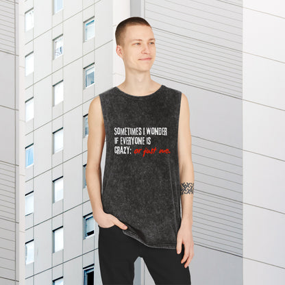 Unisex Stone Wash Tank Top | Printzy Shop - Effortlessly Cool 